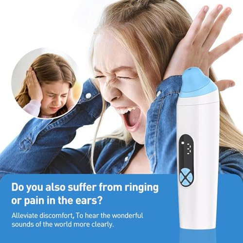 LBOYLOVE® Ear Pressure Relief Device - Eustachian Tube Unclogger for Balanced Pressure, Ear Pain/Fullness Relief | Ideal for Flying, Diving, Swimming & Altitude Changes (Adults & Kids Safe)
