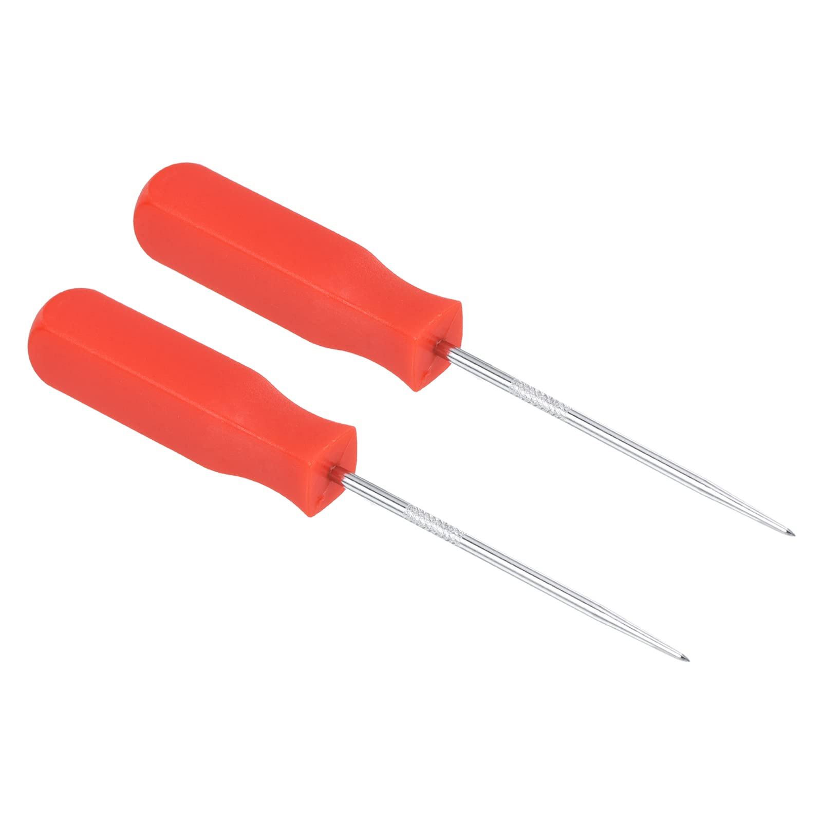 PATIKIL O-Ring Straight Picks 142mm, 2 Pcs Oil Seal Gasket Precision Screwdriver Puller Remover Removal Tool, Red
