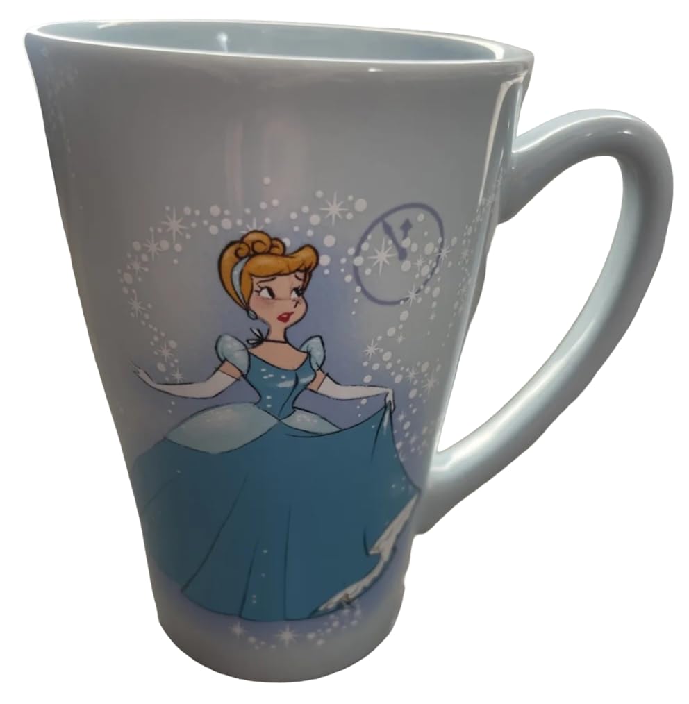 Eeyore D1SNEY Tall Artist Cinderella Blue Latte Mug