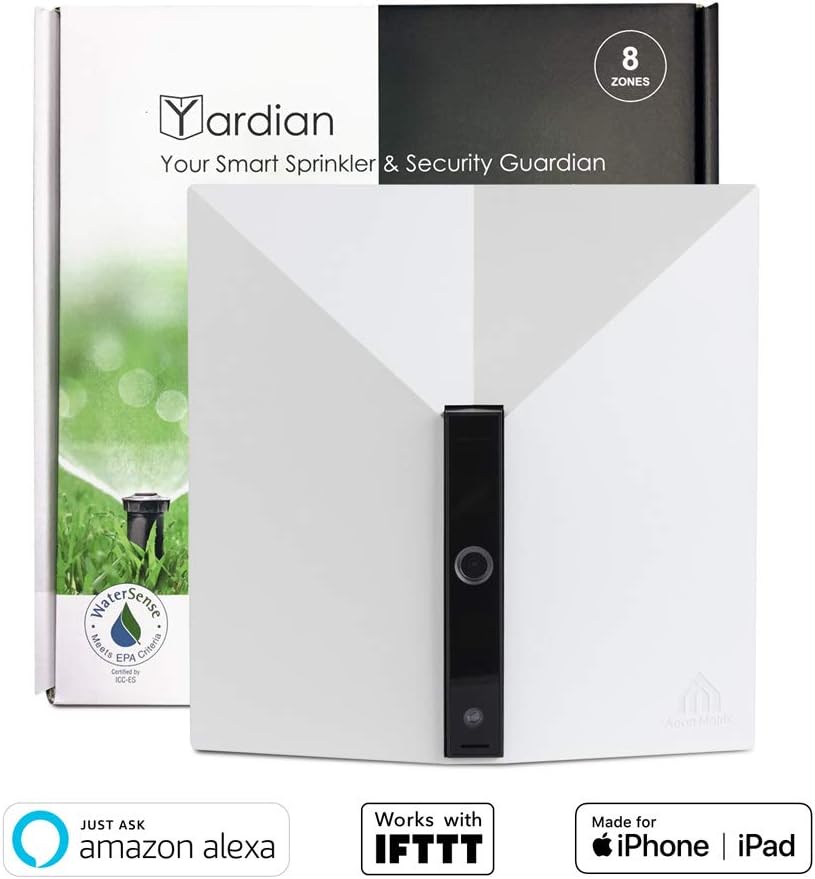 Aeon Matrix Smart Sprinkler Controller 8 Zone with HD Security Camera, Indoor/Outdoor Enclosure, Compatible with  Alexa, Google Home, Google Assistant, IFTTT : Garden & Outdoor