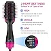 ElekBest Hot Air Hair Brush, 3 IN 1 Electric Hair Dryer Brush with Negative Ion Straightener Curler Drying Styler Blower Brush for All Hair Typesthumb 1