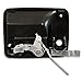 T1A Exterior Front Driver Door Handle Replacement, Upgraded Metal - Compatible with 1999-2016 Ford F-250 F-350 F-450 F-550 Super Duty - Textured Black with Keyhole - OEM 7C3Z-2522405