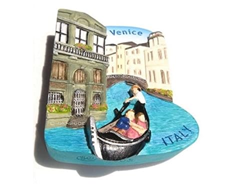 Venecia góndola Italia Souvenir imán para nevera juguete Set 3d ...