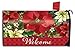 Briarwood Lane Poinsettia Welcome Christmas Mailbox Cover Floral Standard