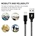 Lightning Cable QIANXIANG iPhone Charger 4 Pack [3FT 6FT 6FT 10FT] Nylon Braided USB Charging & Syncing Cord Charger for iPhone 5,6s,6Plus,6,7,7plus, iPad Mini,Mini 2,iPad 5,iPod 7.(black&white)