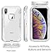 for iPhone Xs max case Clear, PIXIU Heavy Duty Protective Dual Layer with Hard PC Bumper & Soft TPU Back Shockproof Hybrid Case for Apple iPhone Xs MAX 6.5 inch 2018 Release Transparent
