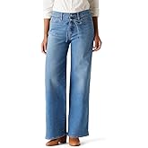 LEVI Strauss Signature Womens Heritage Belted Wide Leg Jeans (Also Available in Plus)