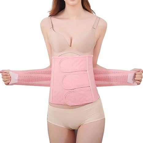 Amazon Com Fad J Postpartum Belly Wrap Postpartum Girdle Recovery Belt Back Support Belly Wrap Belly Band Shapewear Home Kitchen