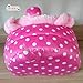 MYIDEA Warm Guinea Pigs Bed,Hedgehog Winter Nest,Rat Chinchillas & Small pet Animals Bed/Cube/House, Habitat, Lightweight, Durable, Portable, Cushion Big Mat (Small Pet - S, 8.Pink pig)
