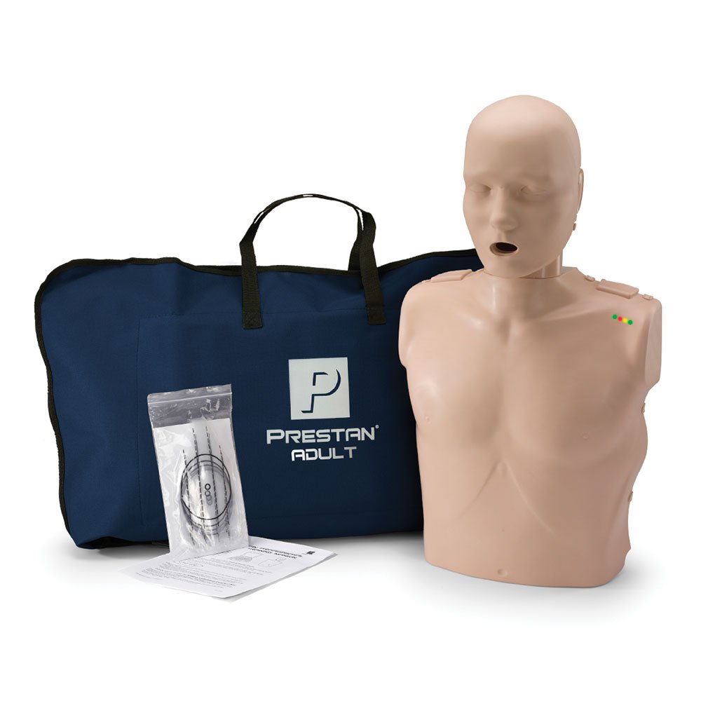 Reliance Medical Lightweight Professional Adult CPR/AED Training Manikin With CPR Monitor - Real Life Training & Visual Feedback For Training Students - Includes 10 Lung Bags