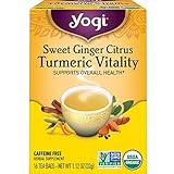 Yogi Tea Sweet Ginger Citrus Turmeric Vitality Tea