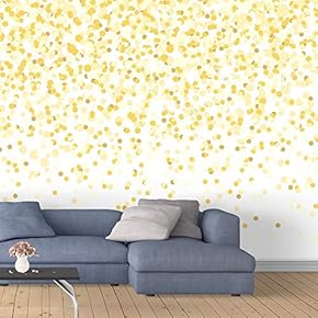 Wall Murals for Bedroom Abstract Colorful Dots Collage Removable Wallpaper Peel and Stick Wall Stickers - 66x96 inches