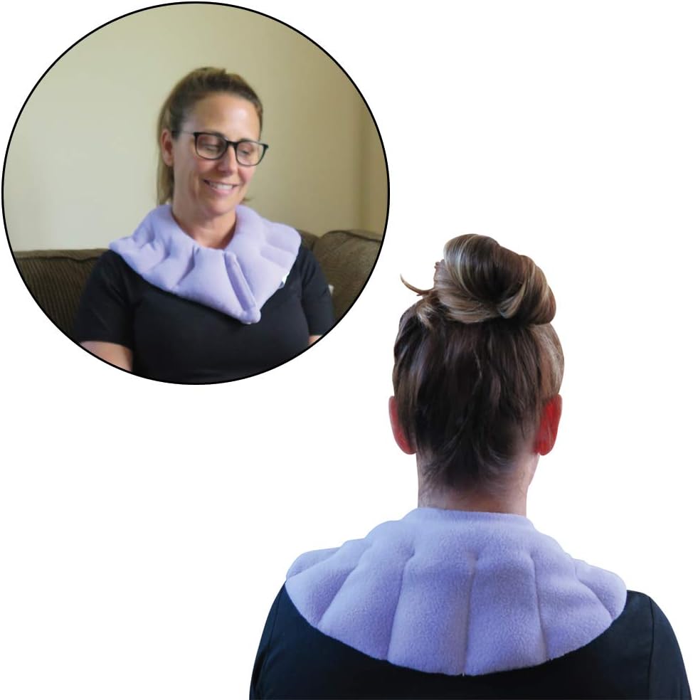 Evelots Heating/Cold Wrap/Pad-Neck/Shoulder-Microwavable/Freezer Aromatherapy