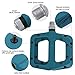 FOOKER MTB Pedals Mountain Bike Pedals 3 Bearing Non-Slip Lightweight Nylon Fiber Bicycle Platform Pedals for BMX MTB 9/16