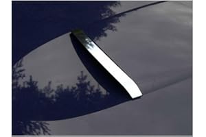 QAA is Compatible with 2002-2004 Ford Thunderbird 1 Piece Stainless Hood Accent Trim, Scoop HT43670
