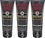 Burt's Bees Natural Skin Care for Men Shave Cream, 6 Ounces (Pack of 3)