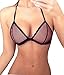 Women Strappy Bra Bathing Bandage Mesh Swimsuit Bikini Top