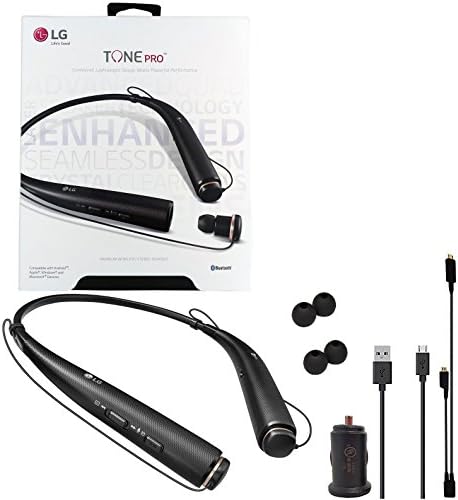LG Tone 780 Bluetooth Wireless Stereo Headset with Wall/Car Charger -(Renewed)