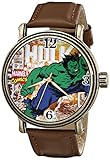 Marvel Men's W001764 Hulk Vintage Analog-Quartz Brown Watch
