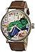 Marvel Men's W001764 Hulk Vintage Analog-Quartz Brown Watch