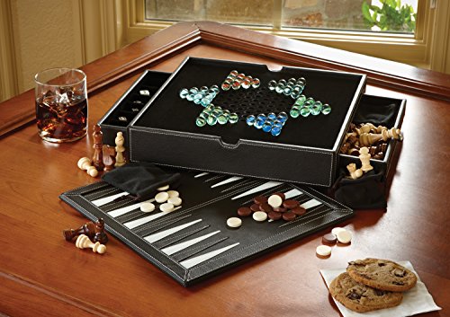 Mainstreet Classics Broadway 5-in-1 Combo Board Game Set