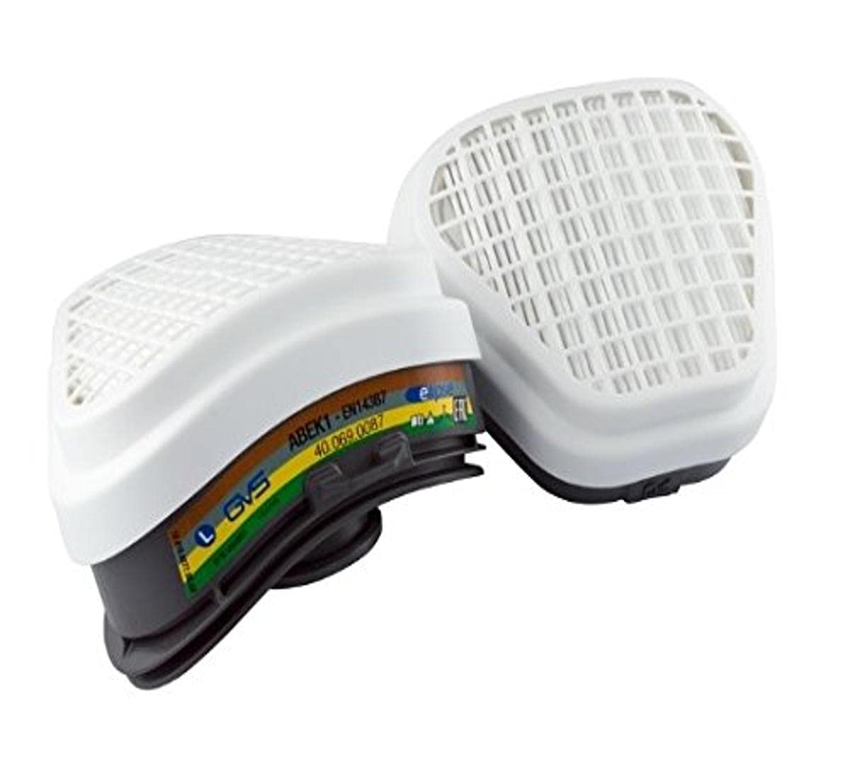 GVS SPR492 Pair of ABEK1P3 Replacement Filters for Multiple Gases, Vapours and Dust