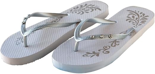 white colour flip flops