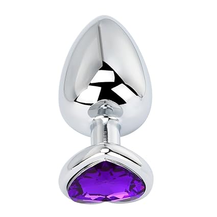 Sexspielzeug für Frauen,LHWY 3 Stück Herzförmige Basis mit Schmuck Geburtsstein Butt-Anal-Play Rose Jewel Sex