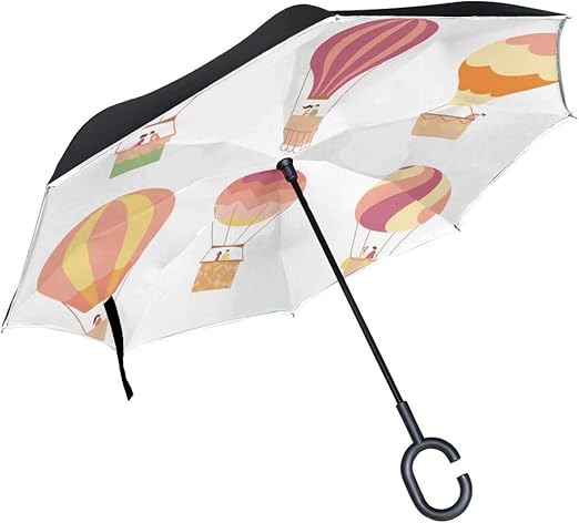umbrella with milk bottle on top