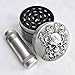 KW Collection Zinc Alloy Spice Grinder Grater Silver 2
