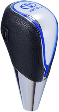 Amazon シフトノブ メッキ材質 Led 車 イルミネーション 個性 きれい 汎用 真皮素材 七色 Toyota マツダ 三菱 レクサス など マーク図 多種車 適用 Toyota シフトノブ 車 バイク