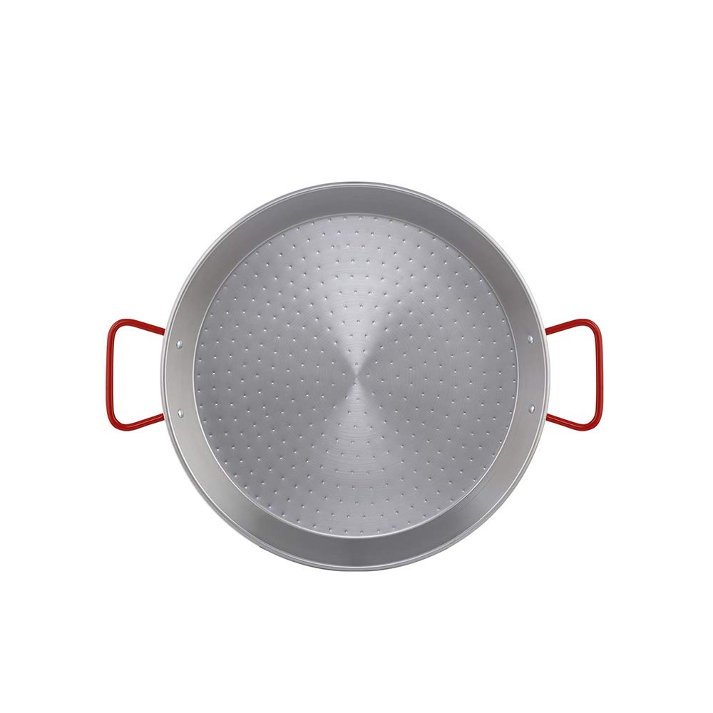 Metaltex - Polished Steel Paella Pan 9 Servings 40 cm