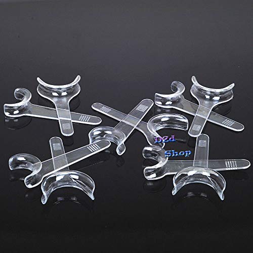 Christzo Dental Intraoral Clinic photography Mirror & 10Pcs T-shape Retractor Mouth Opener