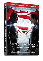 Batman V Superman : L'aube De La Justice - Steelbook Ultimate Édition - Blu-Ray 3d + Blu-Ray + Dvd + Copie Digitale