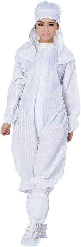 CODODKI Unisex Coveralls Protective Suit, Disposable Protective Isolation Clothing Anti-Static Waterproof Anti-Fog