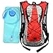 MUSETECH Hydration Pack with 2L Backpack Water Bladder for Hiking Running Biking Color Red