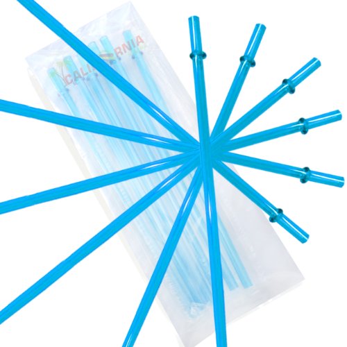 UPC 045635710740, Aqua Replacement Acrylic Straw Set of 6, Fits 16oz Tumblers