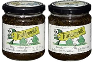 Tracklements Fresh Mint Jelly - Pack of 2 x 250g Jars | Gluten Free, Traditional