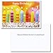 Birthday Card Assortment, 2 each of 5 designs boxed 10 cards & env Made in USA by CroninCards