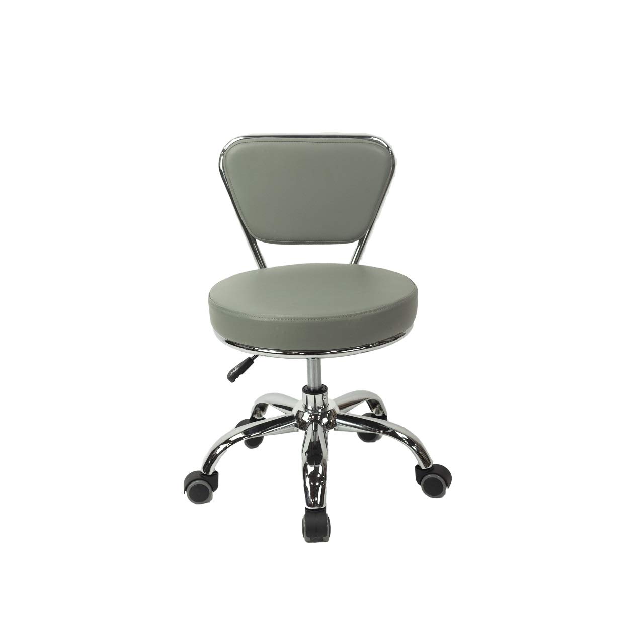 Dayton Pedicure Stool (Black) Pneumatic, Adjustable Height, Perfect for Nail Salon, Pedicure spa: Beauty