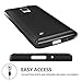 Galaxy S5 Case, Coolden® Scratch Proof cover Samsung S5 Protective shell, Dual Layer PC Bumper Case TPU Hybrid Air Space Cushion Non-slip Anti-Shock Cover Slim case for Samsung Galaxy S5 (Black)