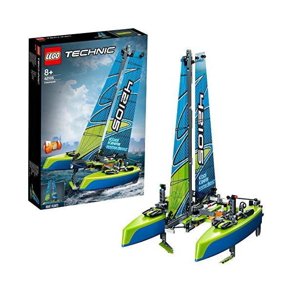 Lego-Technic-Il-Catamarano-Galleggiante-Set-di-Costruzioni-per-Bambini-8-Anni-Ricco-di-Dettagli-per-Vivere-le-Emozioni-di-Una-Regata-42105