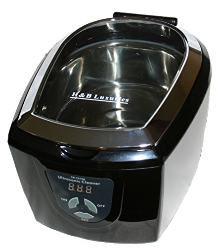 H&B Luxuries Pro 750 ml Ultrasonic Cleaner for Jewelry Watches Eye Glasses dentures - Thumbnail 2
