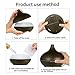Fritas Essential Oil Diffuser-500ML Ultrasonic Remote Control Aroma Diffuser Wood Grain Humidifier Cool Mist Diffusers with Adjustable Mist Mode and 7 Color LED Lights for Home Yoga Office
