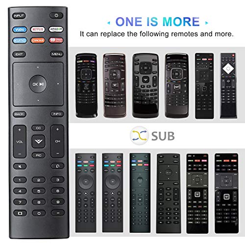 Angrox Universal Remote Control XRT136 for VizioSmartTVRemote All