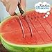 Watermelon Slicer Cutter Corer & Server - Multipurpose All In One Stainless Steel Knife - Melon & Fruit Slicer - Comfortable Rubber Handle Corer Tongs & Dicer - Kitchen Dreams