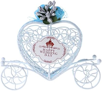WentingZWT Favour Boxes Gift Box Cinderella Carriage Chocolate Candy Box Birthday Wedding Party Favour Decor Gift