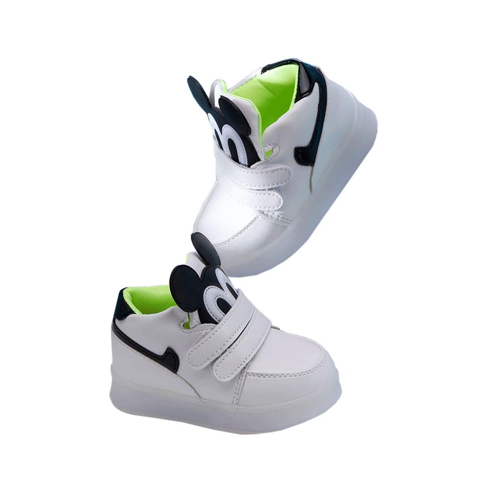white high top velcro sneakers