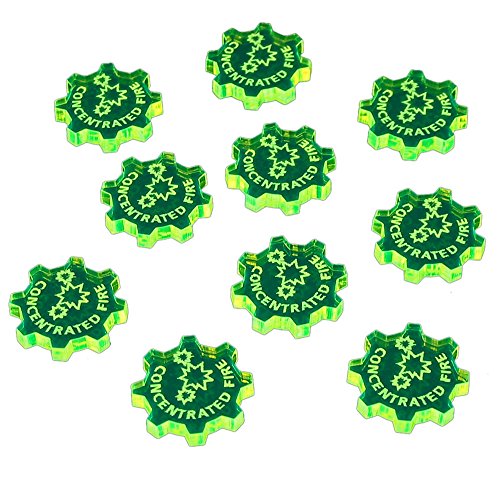 SW: Armada, Concentrated Fire Command Tokens, Fluorescent Green (10)