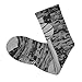 ChalkTalkSPORTS Athletic Half Cushioned Crew Socks | Mid Calf | Basketball Superelite | Camo Gray